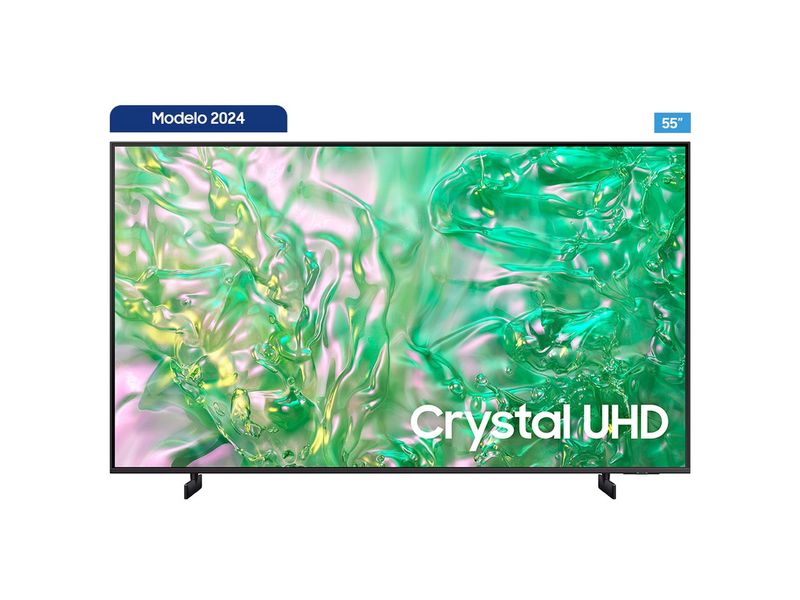 Smart TV Samsung de 55 polegadas sobre fundo branco